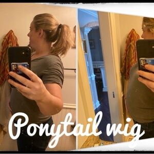 Stylish Blonde Ponytail Wig
